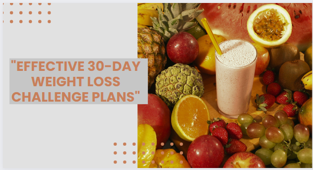 30-Day Weight Loss Challenge